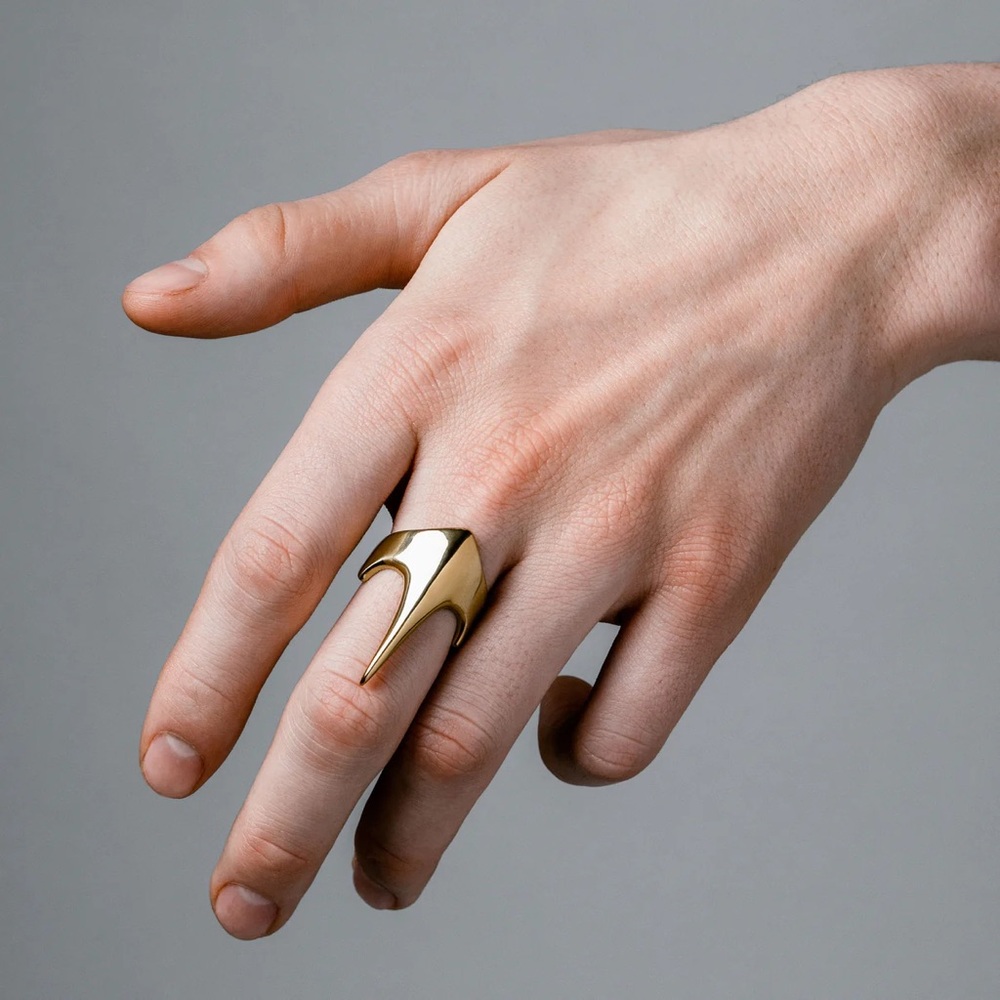 Spiked Steel Ring